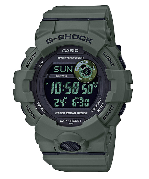 CASIO G-SHOCK นาฬิกาข้อมือ นาฬิกากันน้ำ นาฬิกาของแท้ ประกันศูนย์ CMG 1 ปี รุ่น GBD-800UC-3 นาฬิกาสีเขียว