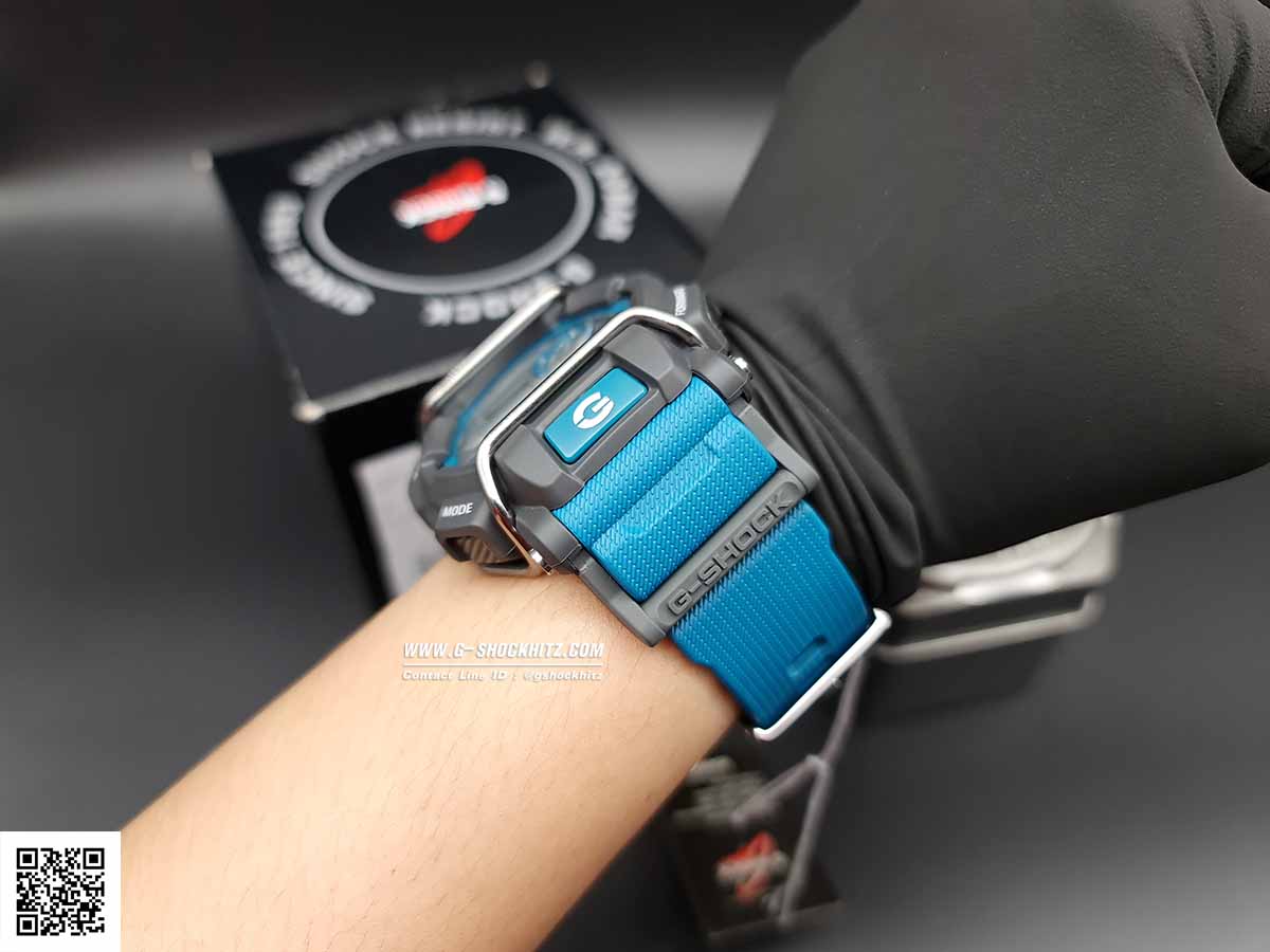 CASIO G-SHOCK นาฬิกาข้อมือ นาฬิกากันน้ำ นาฬิกาของแท้ ประกันศูนย์ CMG 1 ปี รุ่น GD-400-2D นาฬิกาสีน้าเงิน