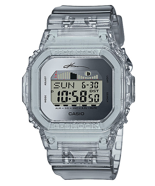 CASIO G-SHOCK นาฬิกาข้อมือ นาฬิกากันน้ำ นาฬิกาของแท้ ประกันศูนย์ CMG 1 ปี รุ่น GLX-5600KI-7 นาฬิกาสีเทา