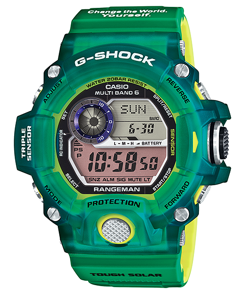 CASIO G-SHOCK นาฬิกาข้อมือ นาฬิกากันน้ำ นาฬิกาของแท้ ประกันศูนย์ CMG 1 ปี รุ่น GW-9401KJ-3J นาฬิกาสีเขียว