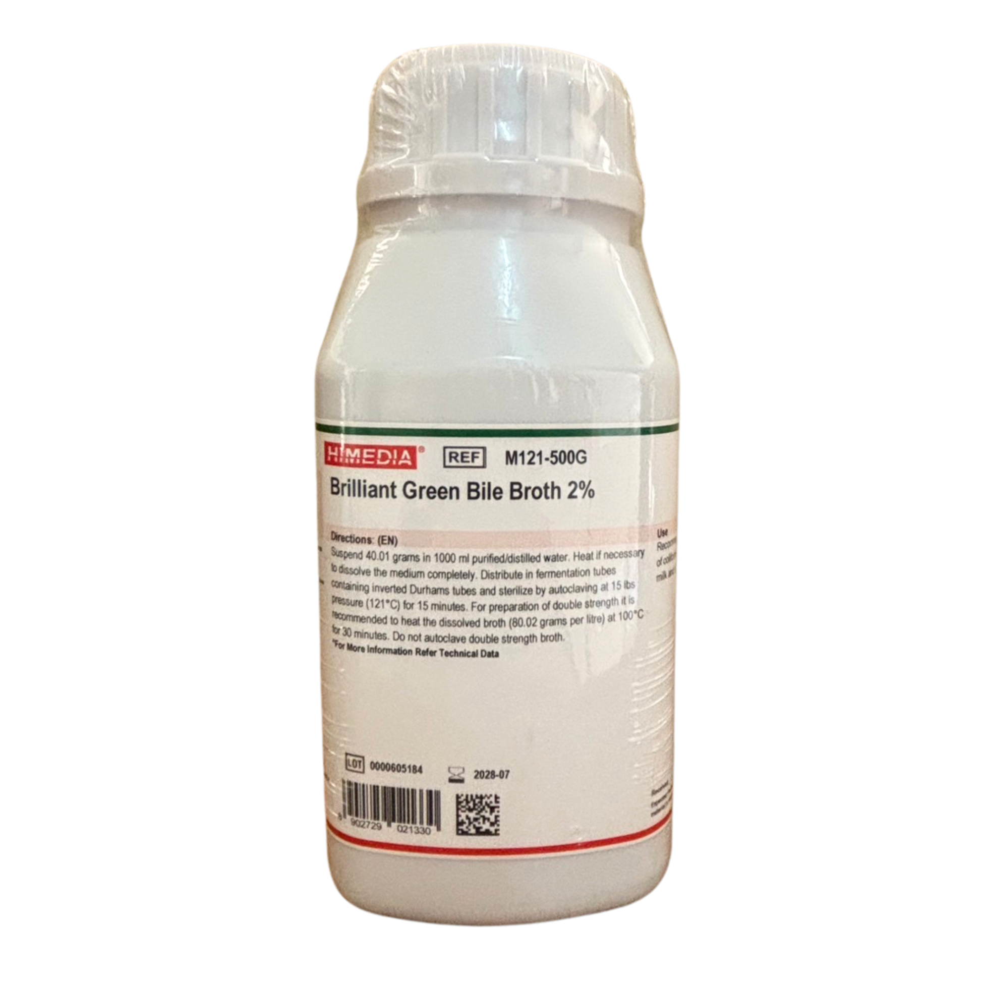 Brilliant Green Bile Broth 2%, 500 g. HIMEDIA®