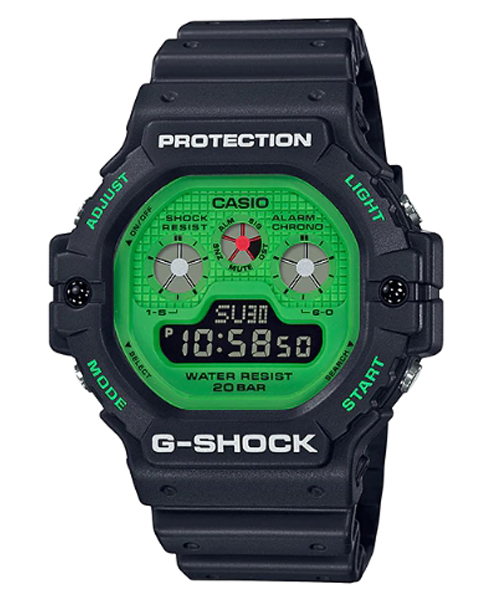 CASIO G-SHOCK นาฬิกาข้อมือ นาฬิกากันน้ำ นาฬิกาของแท้ ประกันศูนย์ CMG 1 ปี รุ่น DW-5900RS-1D นาฬิกาสีดำ