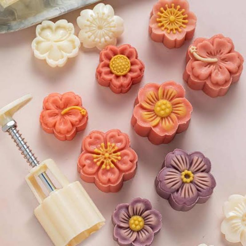 แม่พิมพ์กดขนมลายซากุระ 4ลาย(เลือกขนาด)