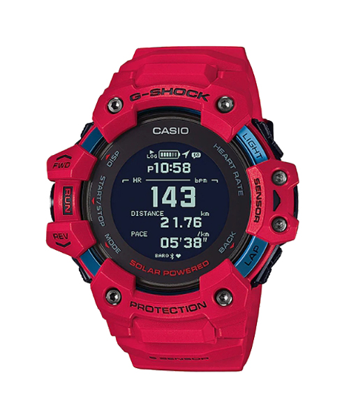 CASIO G-SHOCK PRO 2.2 นาฬิกาข้อมือ นาฬิกากันน้ำ นาฬิกาของแท้ ประกันศูนย์ CMG 1 ปี รุ่น GBD-H1000-4 นาฬิกาสีแดง