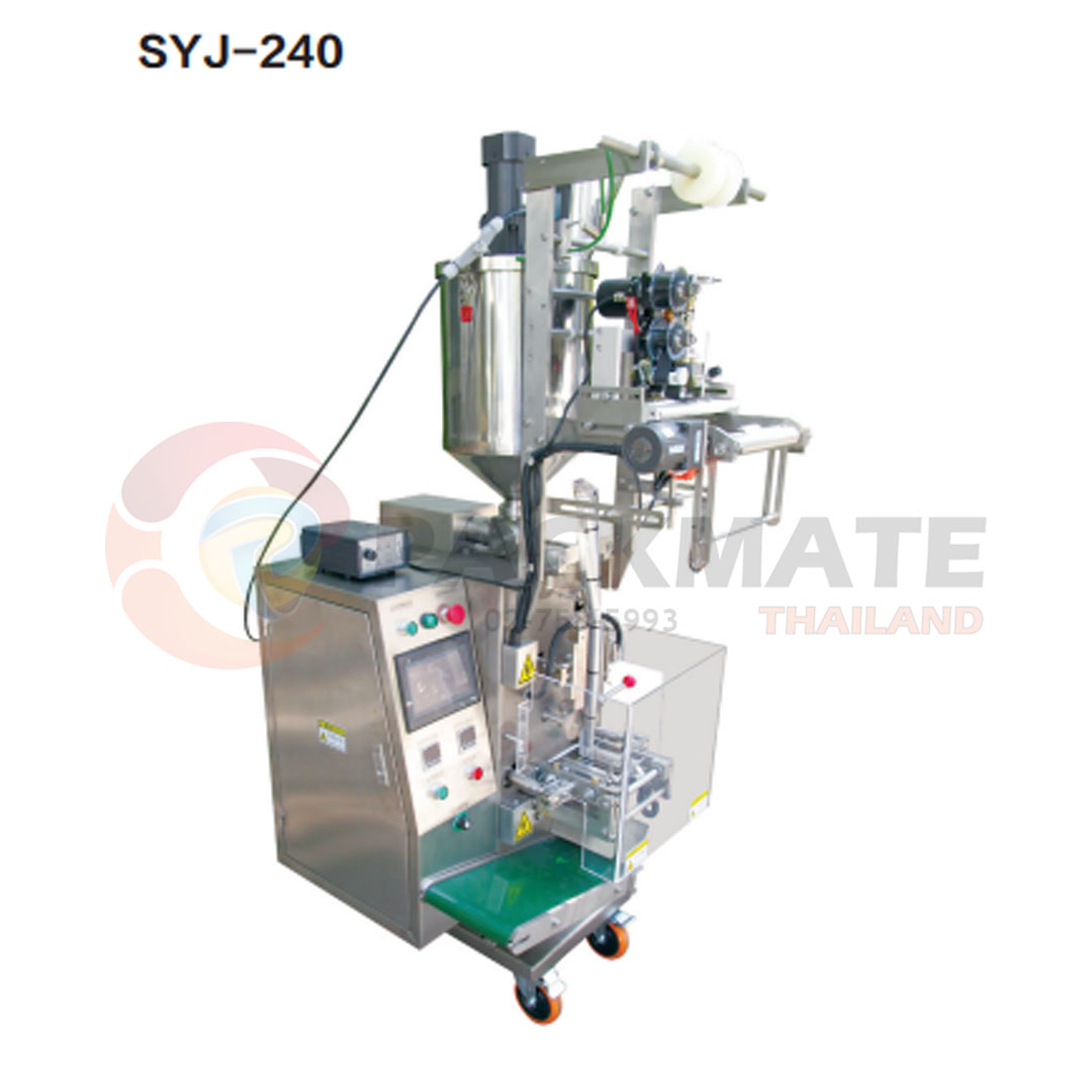 เครื่องบรรจุแนวตั้งแบบปล่อยของเหลว/หนืด รุ่น SYJ-240