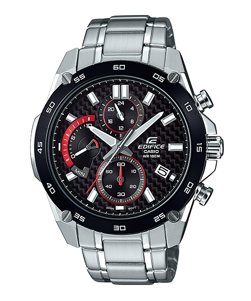 CASIO EDIFICE นาฬิกาข้อมือ นาฬิกากันน้ำ นาฬิกาของแท้ ประกันศูนย์ CMG 1 ปี รุ่น EFR-557CDB-1A นาฬิกาสีเงิน