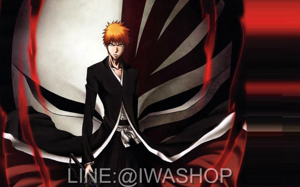 หน้ากากคอสเพลย์อนิเมะการ์ตูนญี่ปุ่น Hollow Ichigo เรื่อง Bleach หน้ากากแฟนซี ผู้ชาย หน้ากากแฟนซีเต็มหน้า หน้ากากปาร์ตี้ ฮาโลวีน หน้ากากคอสเพลย์