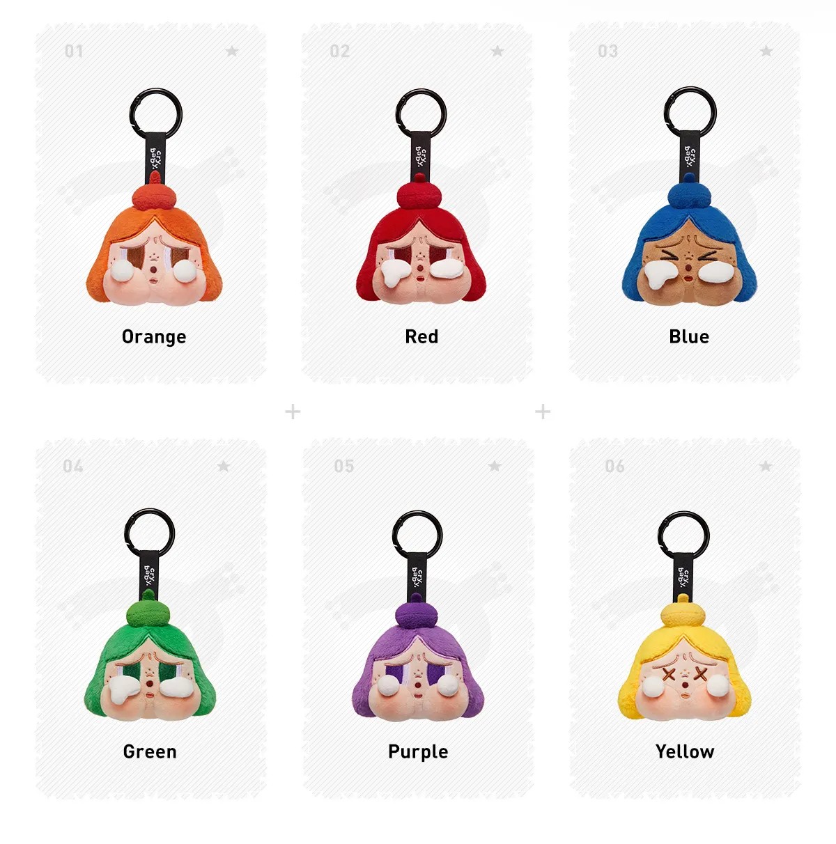POP MART CRYBABY CHEER UP, BABY! SERIES Plush Pendant Blind Box