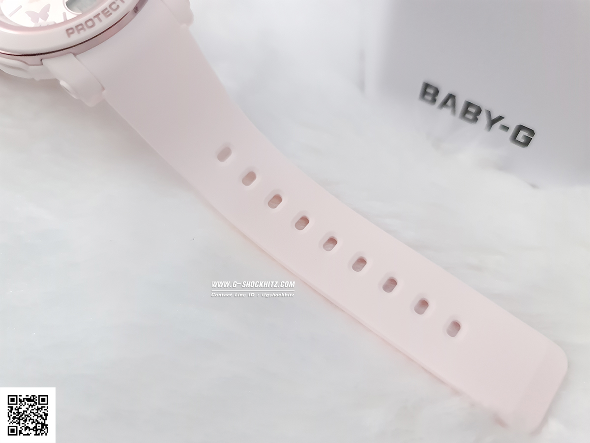 CASIO BABY-G นาฬิกาข้อมือ นาฬิกากันน้ำ นาฬิกาของแท้ ประกันศูนย์ CMG 1 ปี รุ่น BGA-290BD-4A นาฬิกาสีชมพู