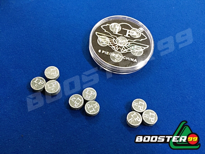 [CL10-1/CL12-1] หัวคิว LP ฝาเงิน ขนาด11มิล (S/M/H) (ราคาต่อ 1 ตลับ)