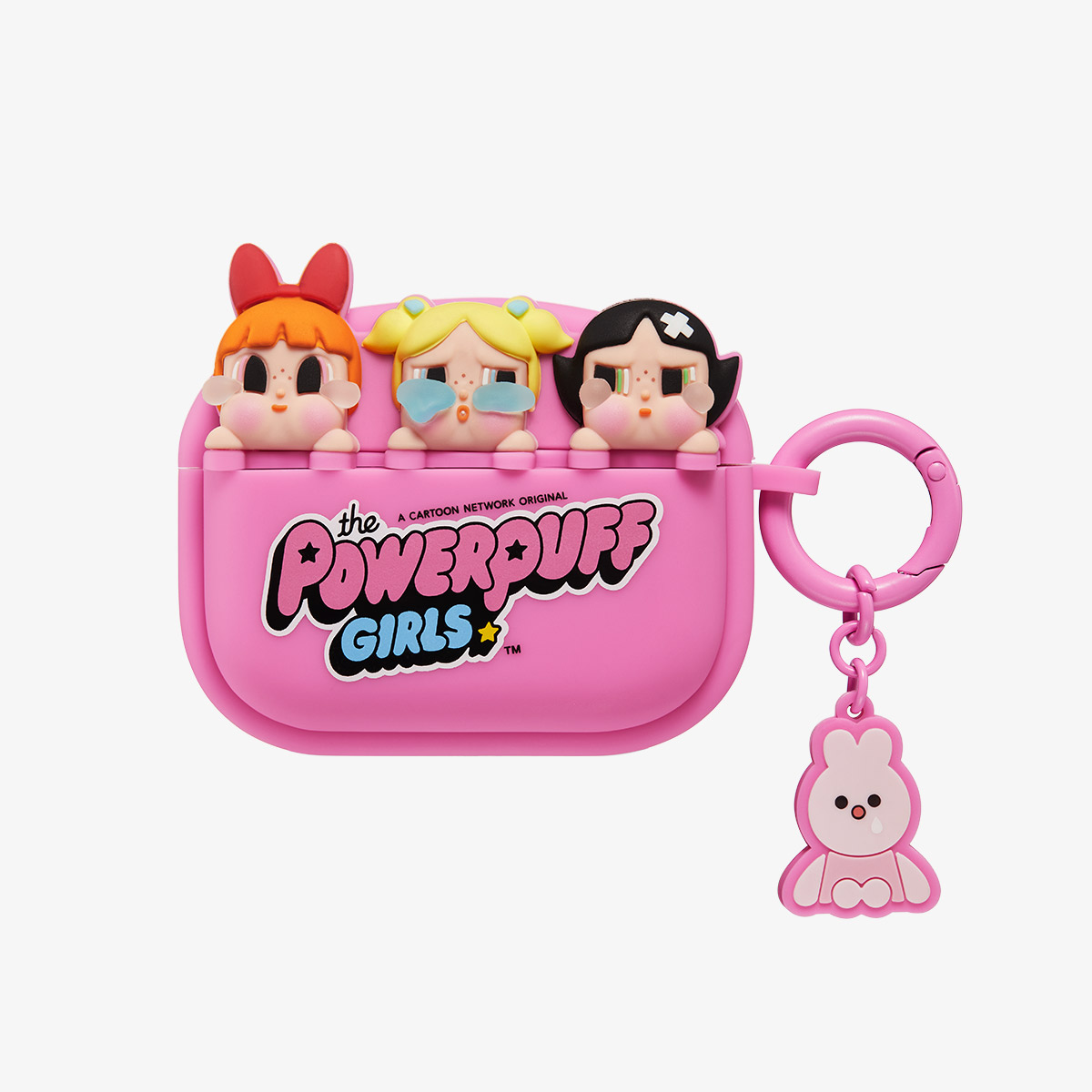 POPMART CRYBABY パワーパフガールズ AirPods Proケース CRYBABY × Powerpuff Girls Series-Earphone Bag for Airpods Pro ชมพู