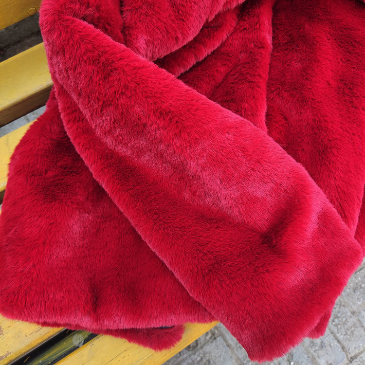 เสื้อเฟอร์กันหนาว หมวกฮู้ด เสื้อขน Fluffy coat แบรนด์ pimkie สำเนา ดำ