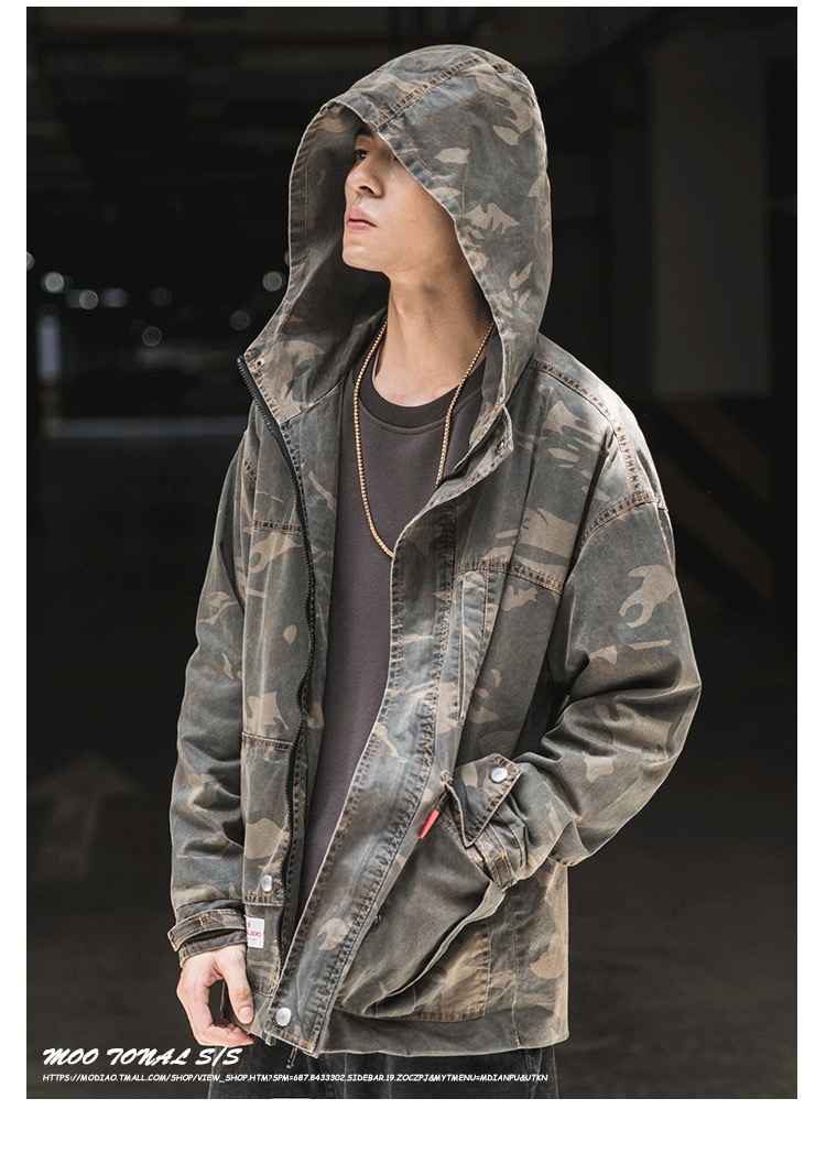 เสื้อฮู้ดลายพราง ทหาร เสื้อแจ็คเก็ตลายพราง เสื้อนอก แนวทหาร แพทเทินสวย เท่ห์ มาก คะ ลายพราง