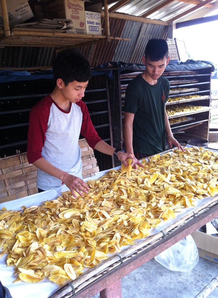 กล้วยกระทบเปลือกอบเกลือ (230g.)