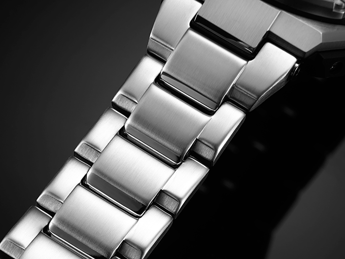 CASIO G-SHOCK นาฬิกาข้อมือ นาฬิกากันน้ำ นาฬิกาของแท้ ประกันศูนย์ CMG 1 ปี รุ่น GST-210D-9A นาฬิกาสีเงิน