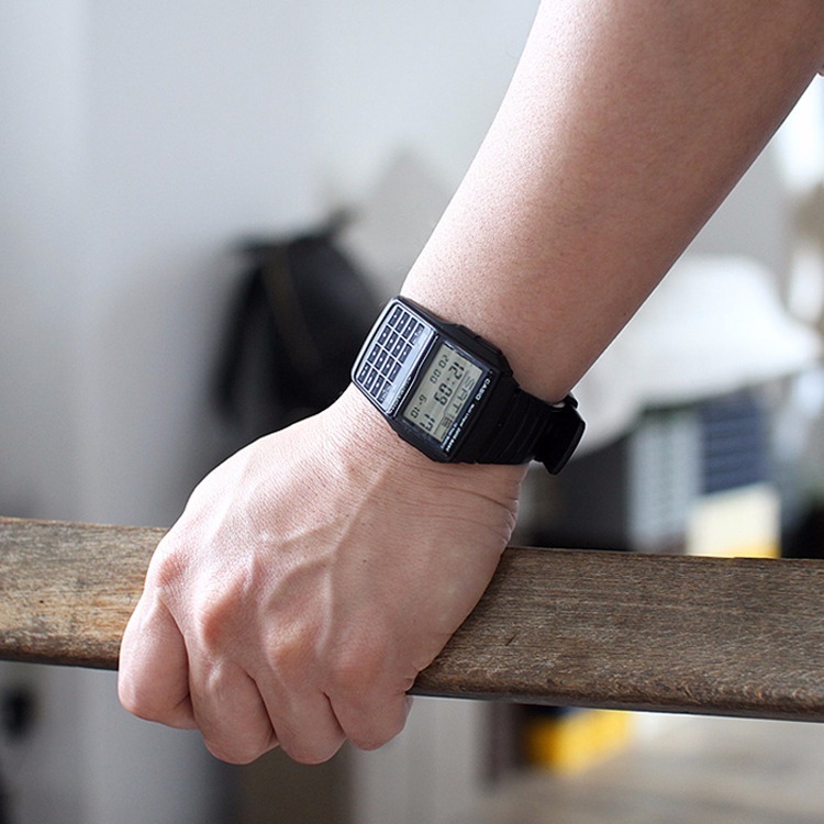 CASIO นาฬิกาคาสิโอ นาฬิกาข้อมือ นาฬิกากันน้ำ นาฬิกาของแท้ ประกันศูนย์ CMG 1 ปี รุ่น DBC-32-1A นาฬิกาสีดำ