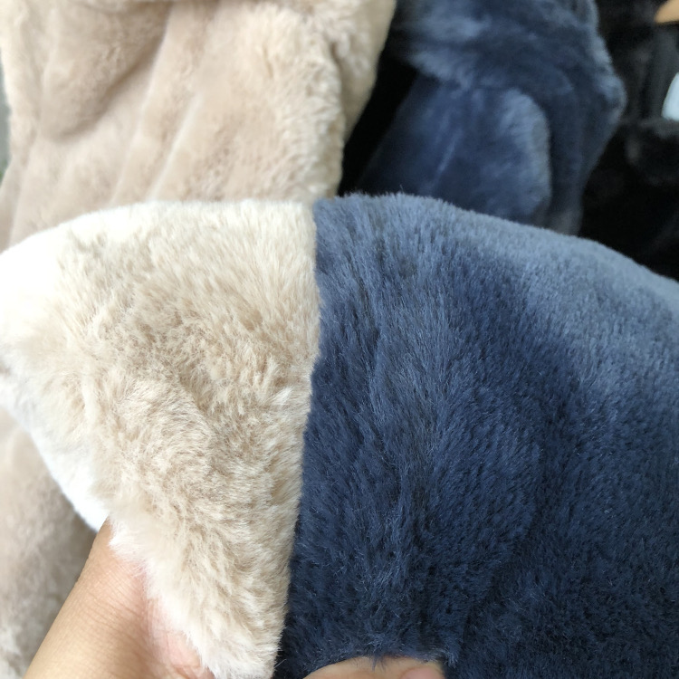 เสื้อเฟอร์กันหนาว หมวกฮู้ด เสื้อขน Fluffy coat แบรนด์ pimkie สำเนา ดำ