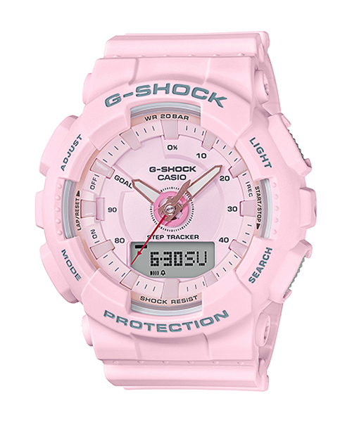 CASIO G-SHOCK นาฬิกาข้อมือ นาฬิกากันน้ำ นาฬิกาของแท้ ประกันศูนย์ CMG 1 ปี รุ่น GMA-S130-4A นาฬิกาสีชมพู