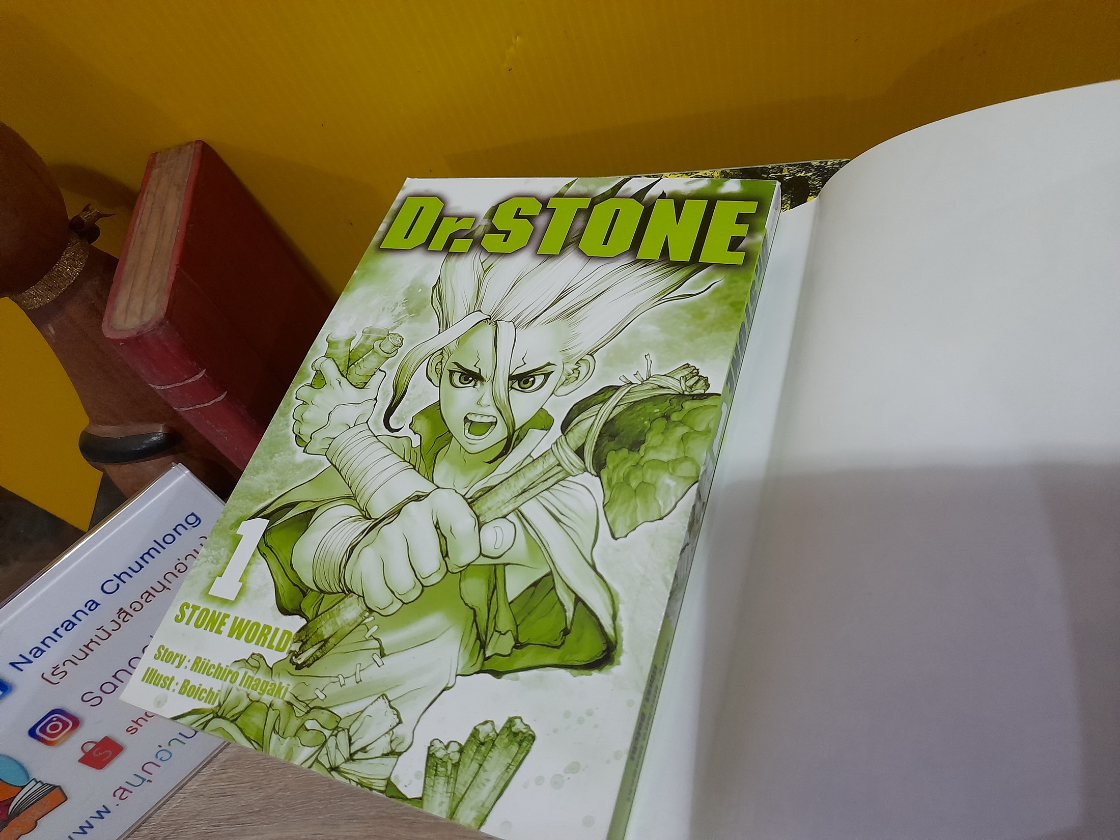 Dr.Stone 1-10 ไม่จบ (ล่าสุดออกถึงเล่ม 15)