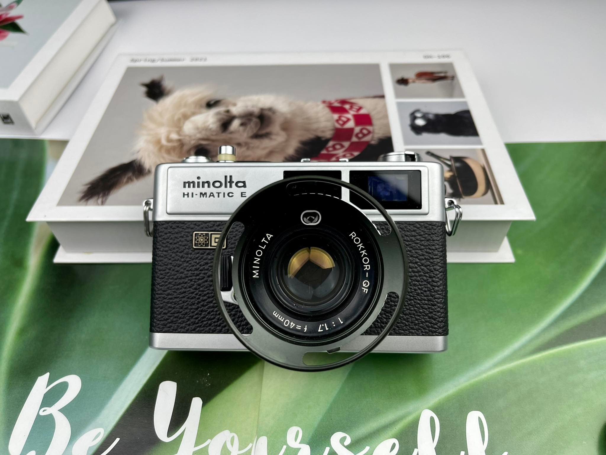 MINOLTA HIMATIC-E MINOLTA ROKKOR-QF 40MM.F1.7