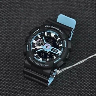 CASIO G-SHOCK นาฬิกาข้อมือ นาฬิกากันน้ำ นาฬิกาของแท้ ประกันศูนย์ CMG 1 ปี รุ่น GA-110PC-1A นาฬิกาสีดำ