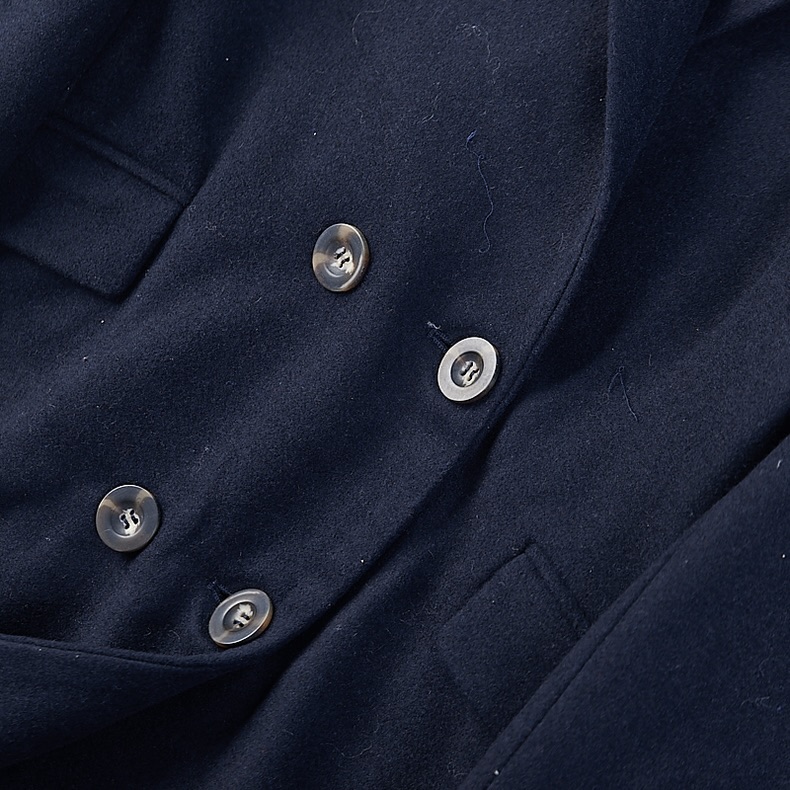 เสื้อโค้ทวูล Trench coat เสื้อโค้ทวูล โค้ทสีดำ แบรนด์ C&A สำเนา