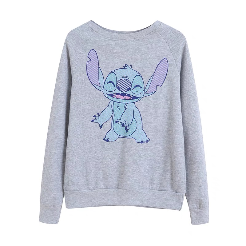 เสื้อ stitch Disney เสื้อยืด แขนยาว สีเทา ลายการ์ตูน STITCH งานสวย มากคะ สำเนา สำเนา สำเนา สำเนา เทา