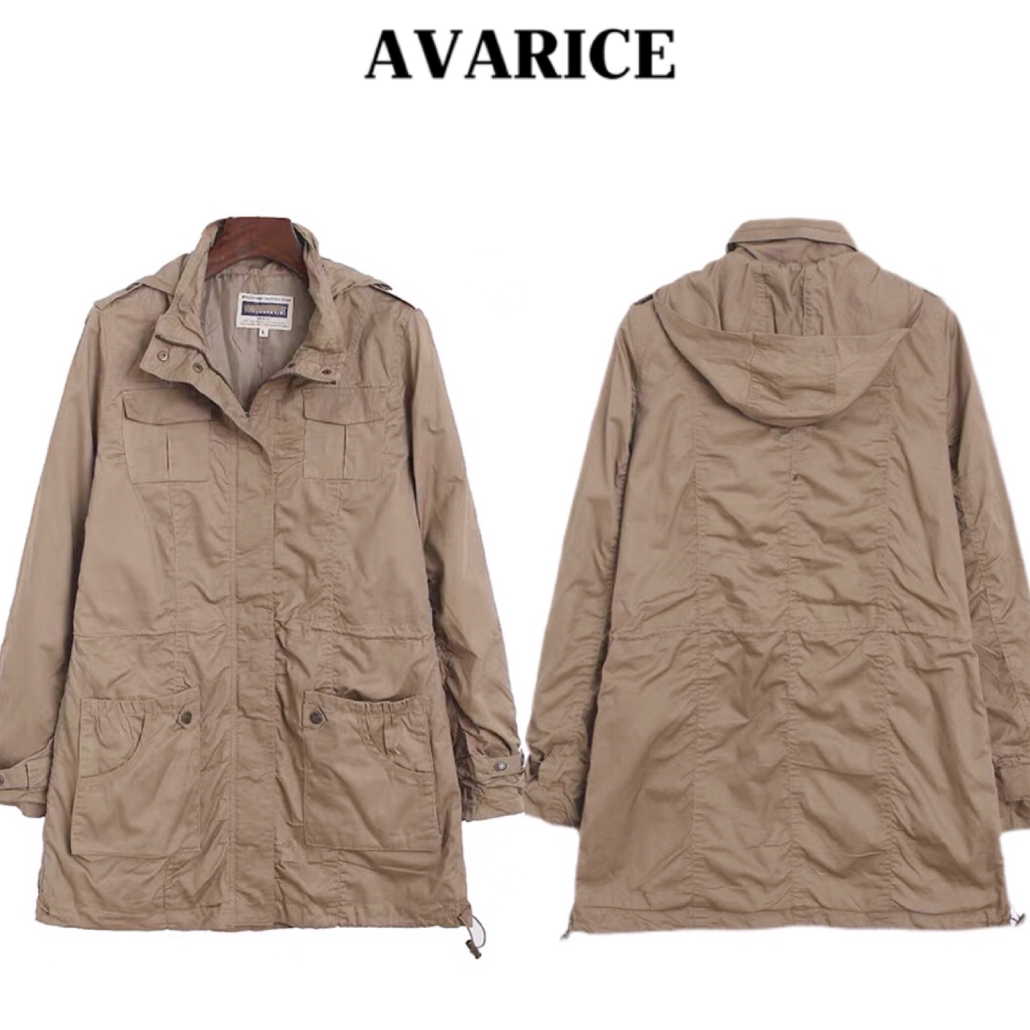 Avarice เสื้อนอกเขียวทหาร เสื้อแจ็คเก็ต แนวทหาร แพทเทิน สวย เท่ห์ มาก แบรนด์ In exteสำเนา สำเนา สำเนา สำเนา เขียว