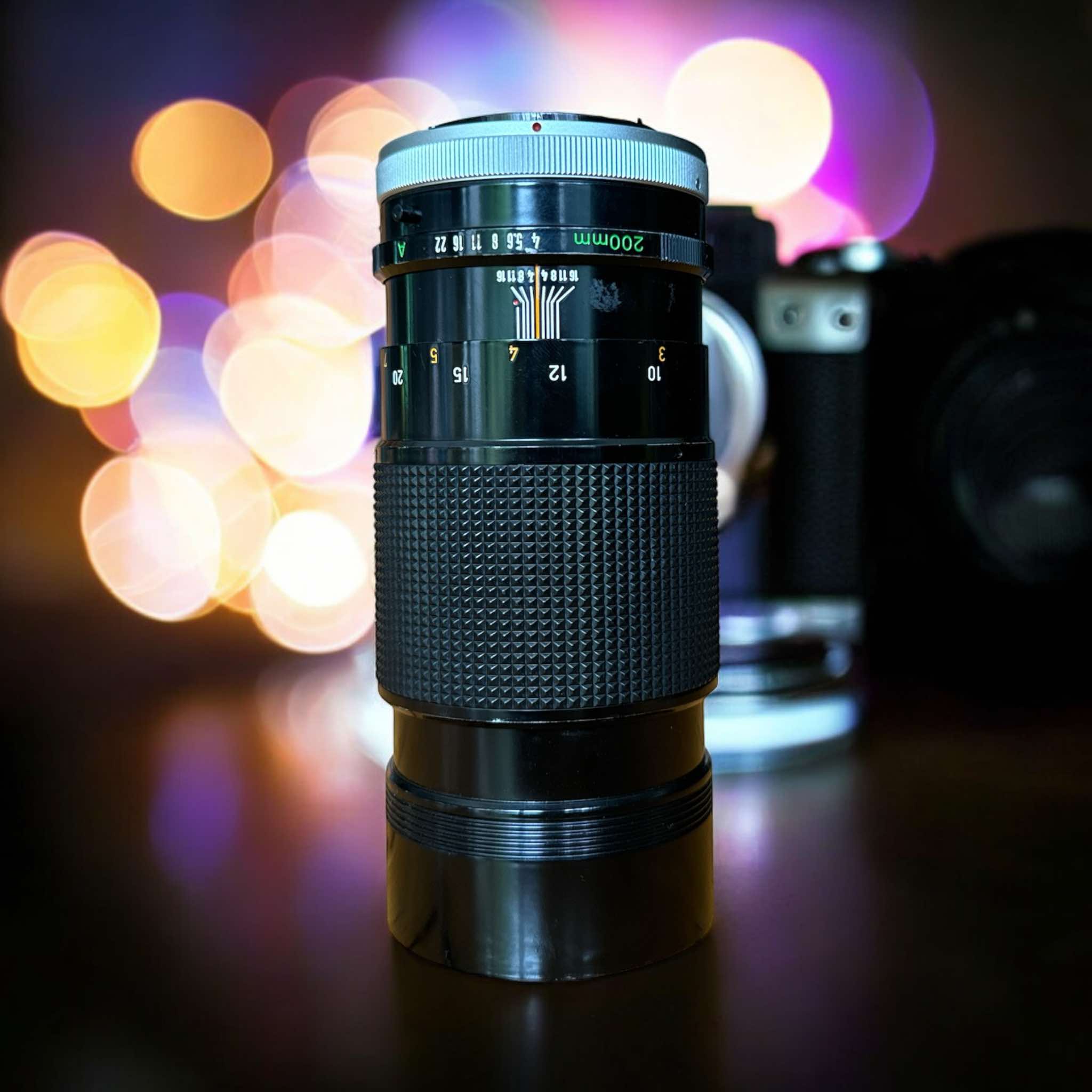 CANON LENS FD 200MM.F4 S.S.C FD MOUNT