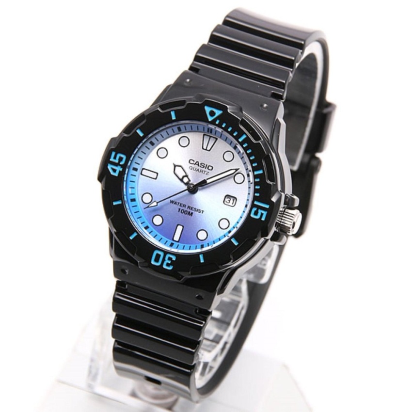 CASIO MID YEAR SALE นาฬิกาคาสิโอ พร้อมส่ง นาฬิกาข้อมือ นาฬิกากันน้ำ นาฬิกาของแท้ BTS ประกันศูนย์ CMG 1 ปี รุ่น LRW-200H-2E นาฬิกาสีดำ