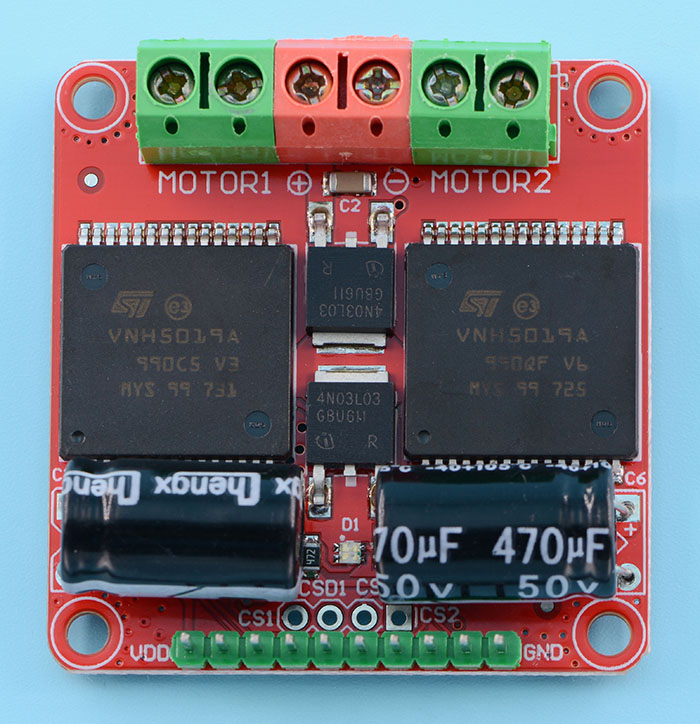 Motor Drive 30A VNH5019 วงจรขับมอเตอร์ 24 Volt 30 Amp