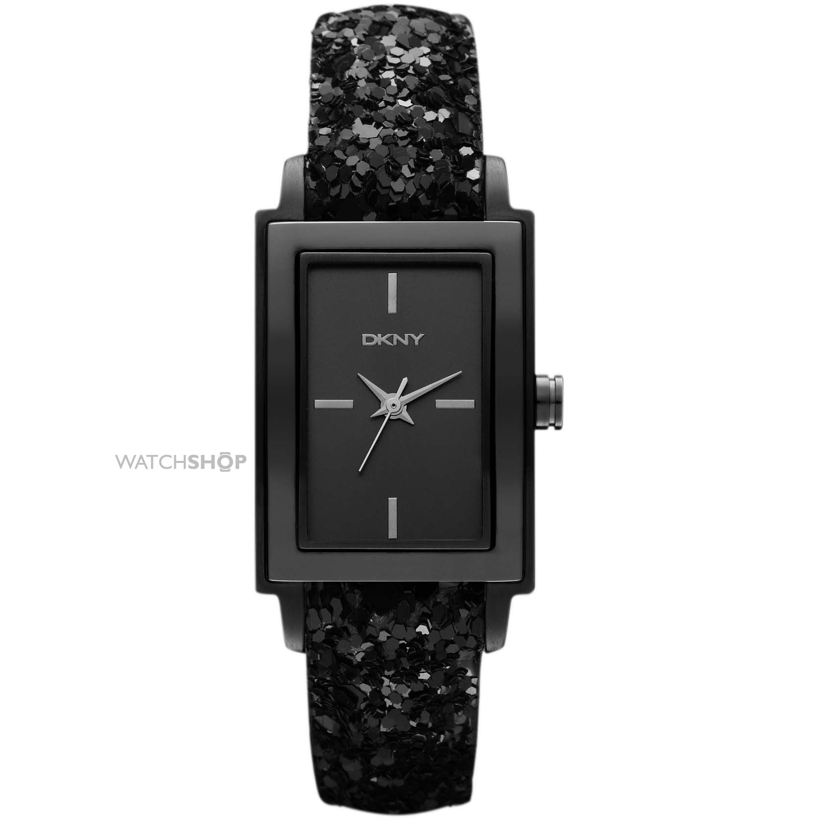 **Preorder**DKNY NY8712 Ladies All Black Sparkle Watch