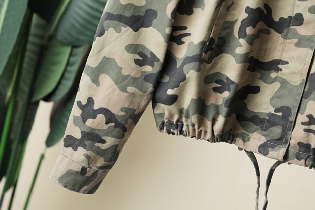 เสื้อทหาร เสื้อคลุม สีลายพรางทหาร เสื้อนอก งานสวย เท่ห์มากคะ ลายพราง