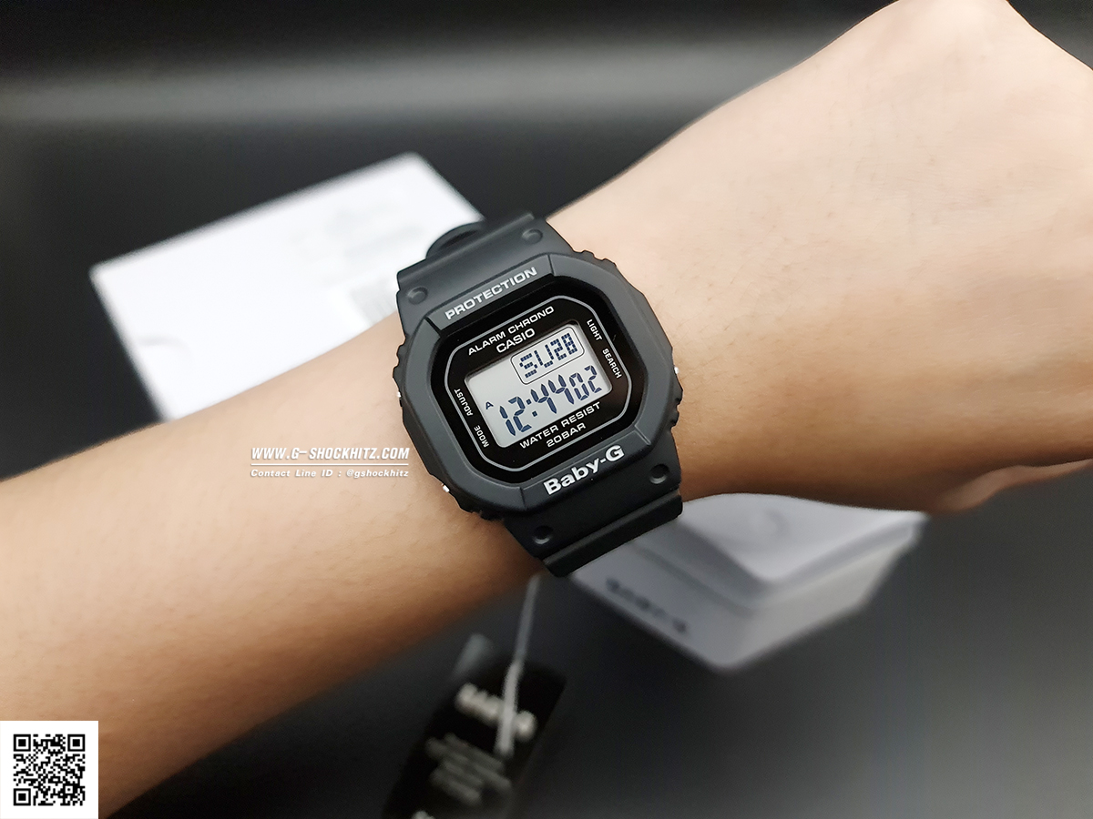 CASIO BABY-G นาฬิกาข้อมือ นาฬิกากันน้ำ นาฬิกาของแท้ ประกันศูนย์ CMG 1 ปี รุ่น BGD-560-1 นาฬิกาสีดำ