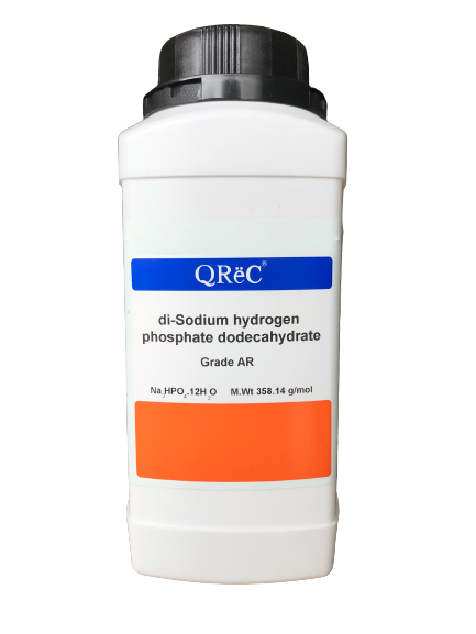 di-Sodium Hydrogen Phosphate Dodecahydrate, AR 1 Kg. QReC™