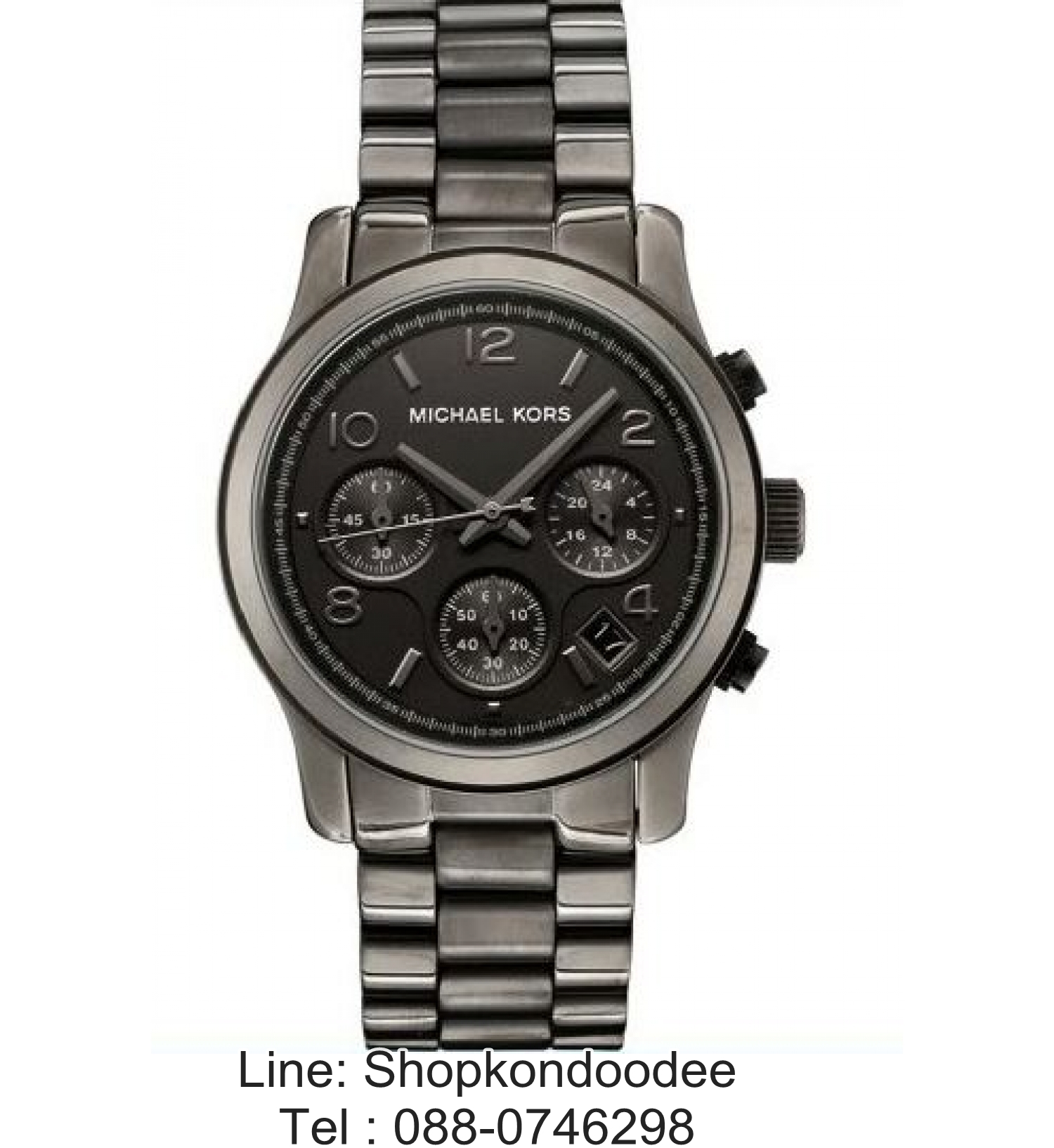 นาฬิกาข้อมือ Michael Kors รุ่น MK5170 Michael Kors Women's MK5170 Grey Stainless-Steel Quartz Watch