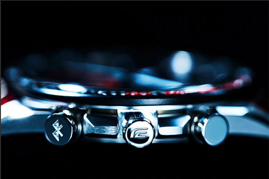 CASIO EDIFICE นาฬิกาข้อมือ นาฬิกากันน้ำ นาฬิกาของแท้ ประกันศูนย์ CMG 1 ปี รุ่น EQB-1000TR-2A นาฬิกาสีน้ำเงิน