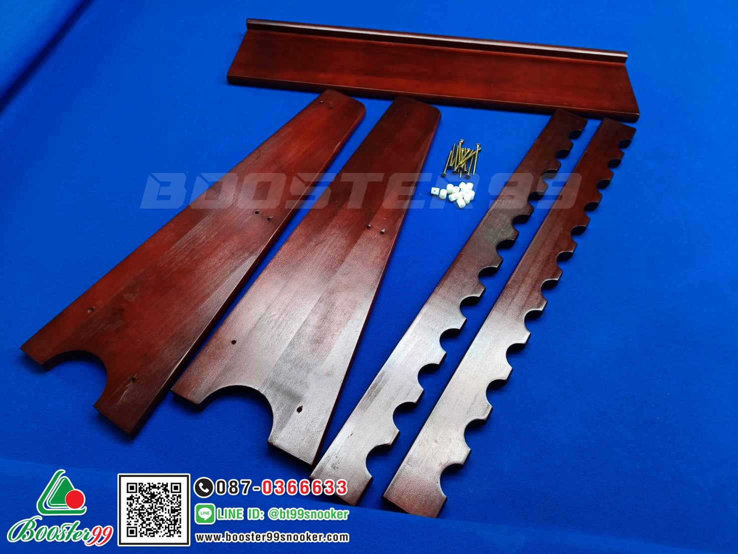 ที่วางไม้คิว ตั้งพื้่น 12ด้าม ทรงยาว ไม้ (1อัน)(TN06)