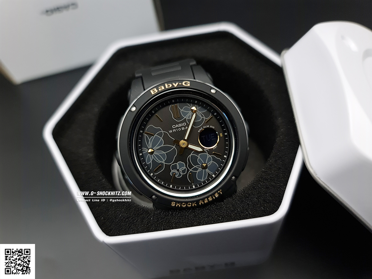 CASIO BABY-G นาฬิกาข้อมือ นาฬิกากันน้ำ นาฬิกาของแท้ ประกันศูนย์ CMG 1 ปี รุ่น BGA-150FL-1A นาฬิกาสีดำ