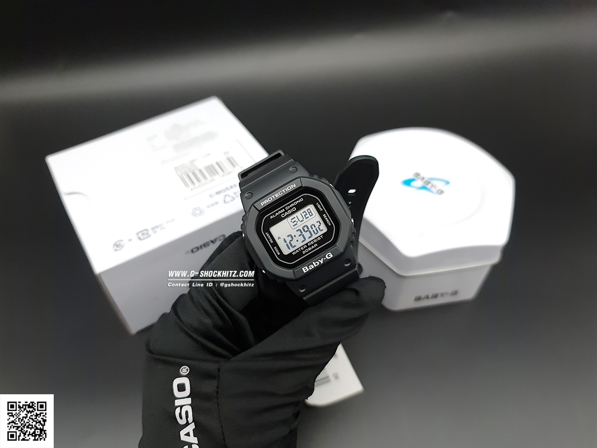 CASIO BABY-G นาฬิกาข้อมือ นาฬิกากันน้ำ นาฬิกาของแท้ ประกันศูนย์ CMG 1 ปี รุ่น BGD-560-1 นาฬิกาสีดำ