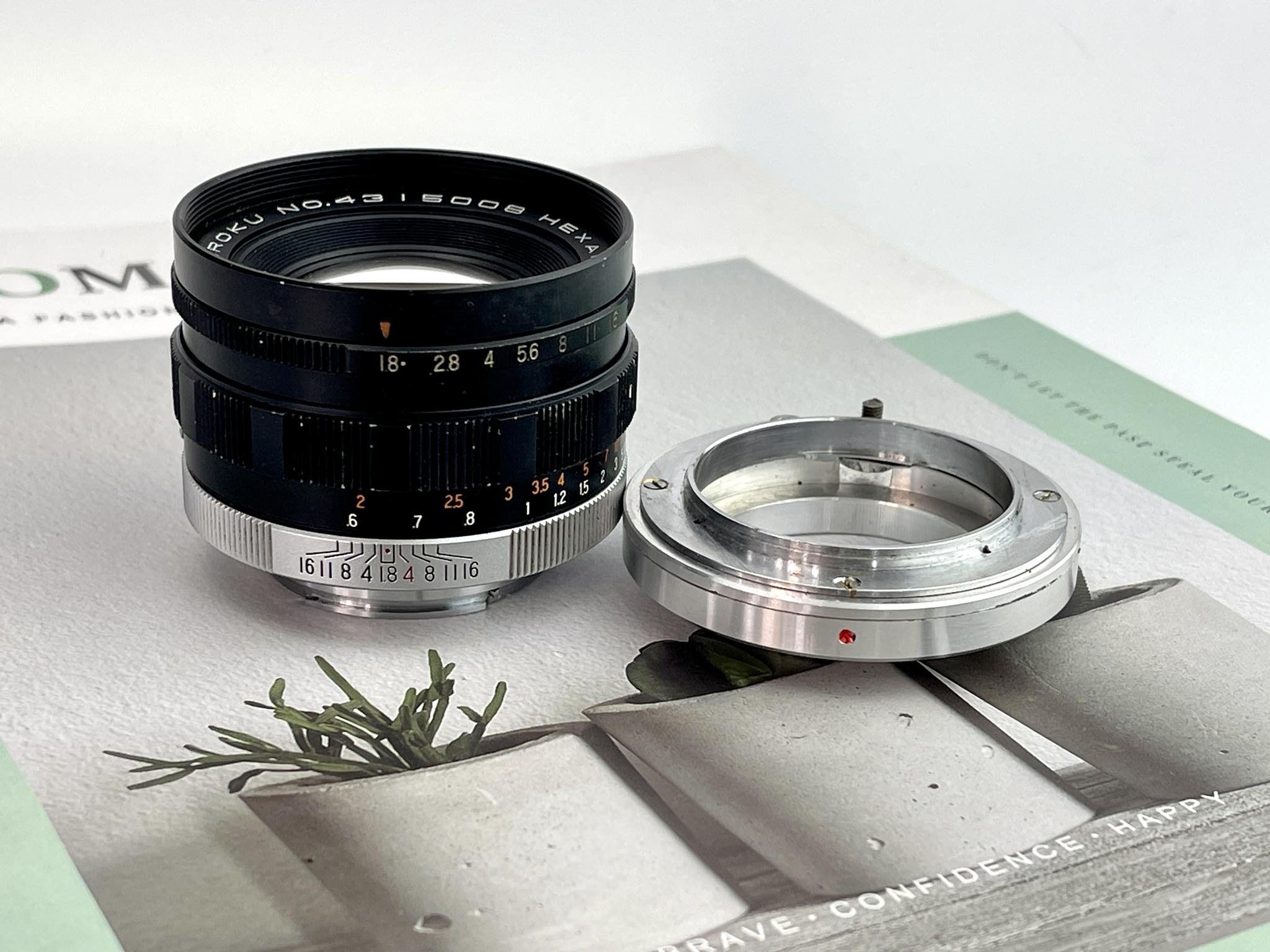 KONISHIROKU HEXANON 52MM.F1.8 KONICA F MOUNT - ฟิล์มคาเมร่า