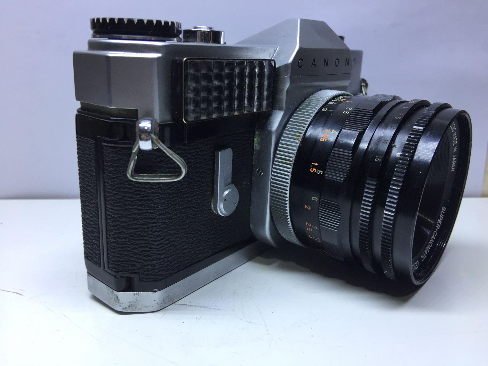 CANON CANOFLEX RM SUPER-CANONMATIC LENS R 50MM.F1.8