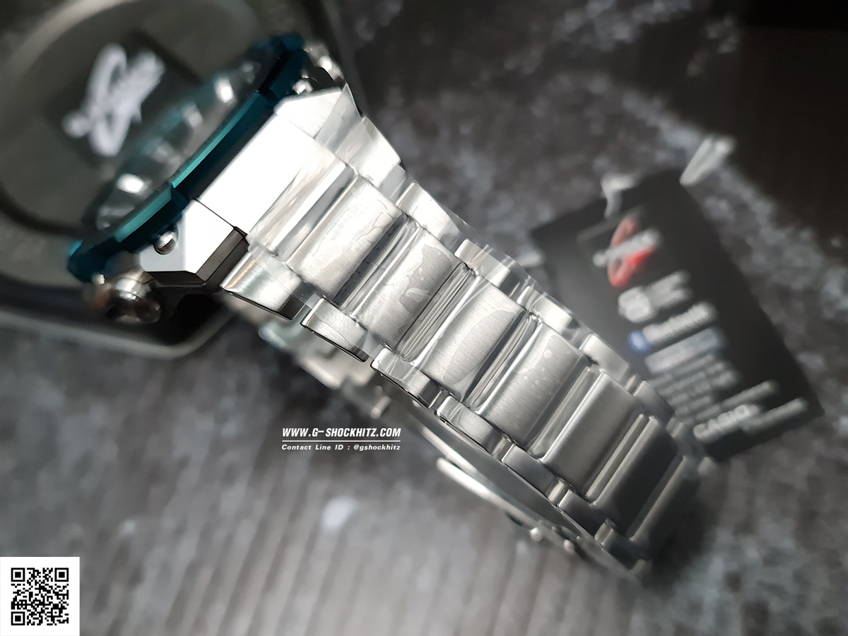 CASIO G-SHOCK นาฬิกาข้อมือ นาฬิกากันน้ำ นาฬิกาของแท้ ประกันศูนย์ CMG 1 ปี รุ่น GST-B400CD-1A3 นาฬิกาสีเงิน