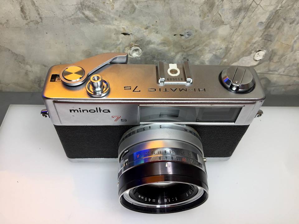 MINOLTA HI-MATIC 7S MINOLTA ROKKOR-PF45MM.F1.8
