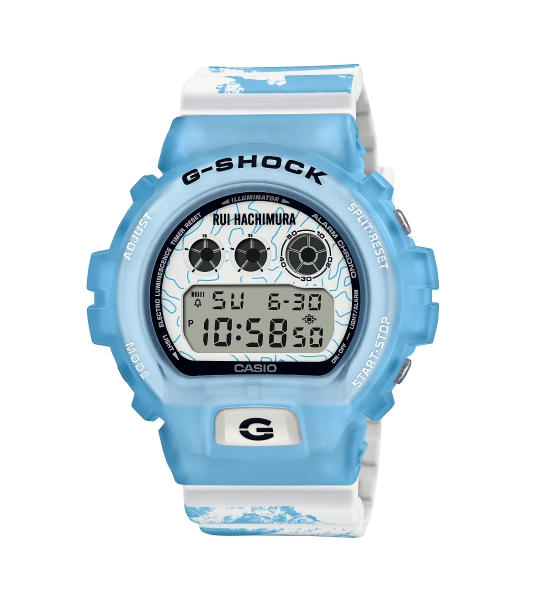 CASIO G-SHOCK นาฬิกาข้อมือ นาฬิกากันน้ำ นาฬิกาของแท้ ประกันศูนย์ CMG 1 ปี รุ่น DW-6900RH-2 นาฬิกาสีฟ้า