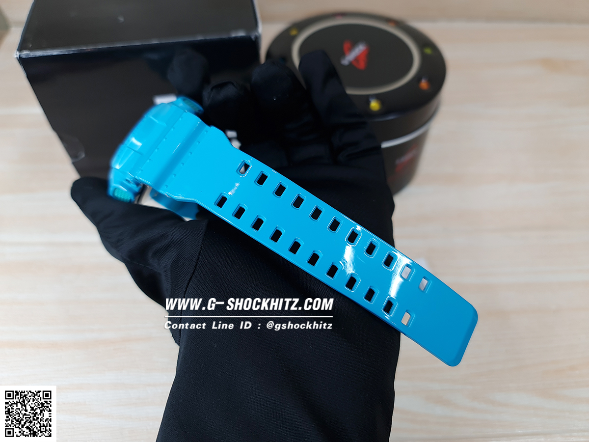 CASIO G-SHOCK G-SHOCK นาฬิกาข้อมือ นาฬิกากันน้ำ นาฬิกาของแท้ ประกันศูนย์ CMG 1 ปี รุ่น GA-110B-2 นาฬิกาสีฟ้า