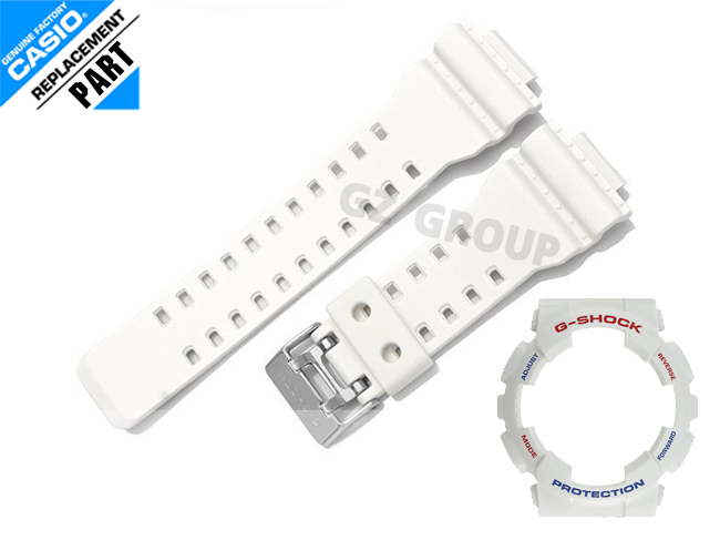 CASIO GENUINE FACTORY CASIO REPLACEMENT อะไหล่นาฬิกา G-SHOCK รุ่น GA-110TR-7 กรอบสายหลากสี