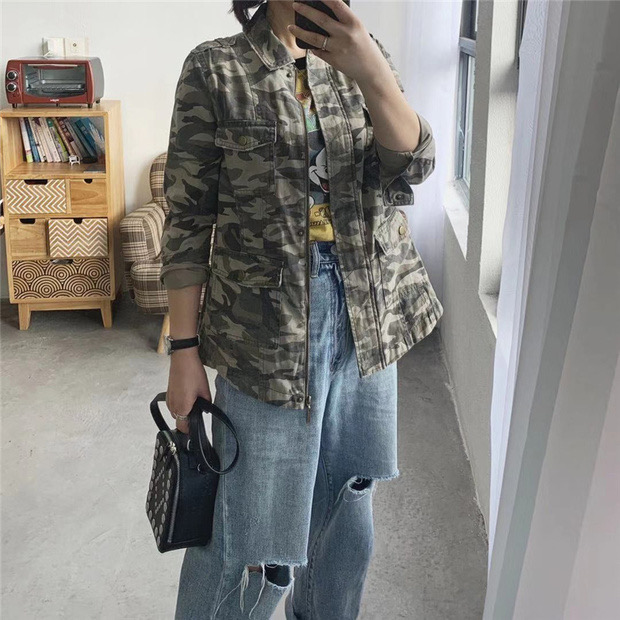 Mudd เสื้อทหาร เสื้อแจ็คเก็ตลายพราง เสื้อนอกแนวทหาร แพทเทินสวย เท่ห์มาก แบรนด์ MUDD คะ สำเนา สำเนา สำเนา เขียว