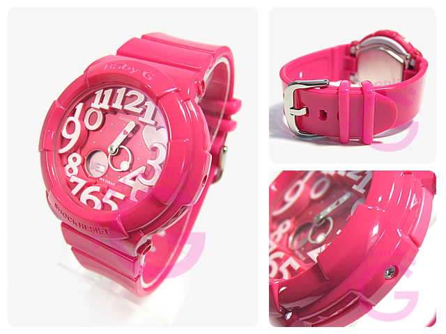 CASIO BABY-G นาฬิกาข้อมือ นาฬิกากันน้ำ นาฬิกาของแท้ ประกันศูนย์ CMG 1 ปี รุ่น BGA-130-4B นาฬิกาสีชมพู