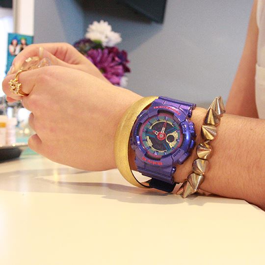 CASIO BABY-G นาฬิกาข้อมือ นาฬิกากันน้ำ นาฬิกาของแท้ ประกันศูนย์ CMG 1 ปี รุ่น BA-112-2A นาฬิกาสีน้ำเงิน